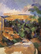 Paul Cezanne Road corner Sweden oil painting artist